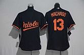 Women Baltimore Orioles #13 Manny Machado Black New Cool Base Stitched Jersey,baseball caps,new era cap wholesale,wholesale hats